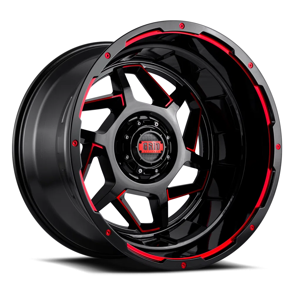 GD1422120052E487 – GRID WHEELS Wheel, 22 Inch Diameter x 12 Inch Width 5 x 127 Millimeter/ 5 x 5.00 Inch/ 5 x 139.7 M...